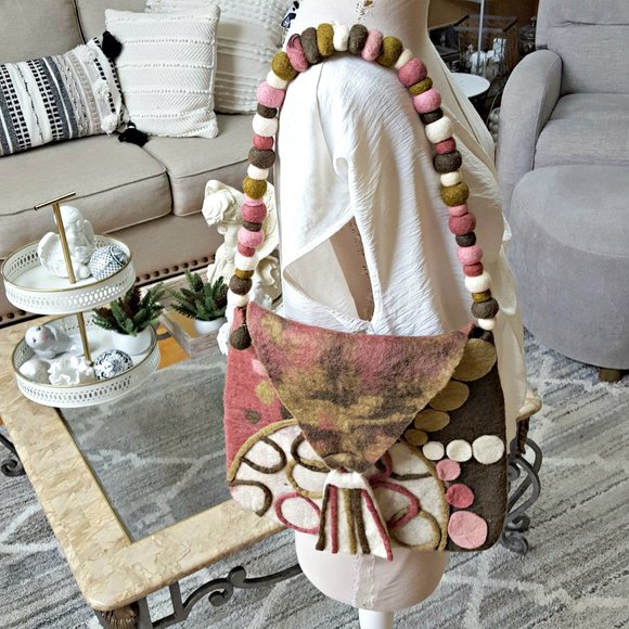 Rising Tide | Bags | Ornate Rising Tide Wool Felt Handbag Nepal | Poshmark